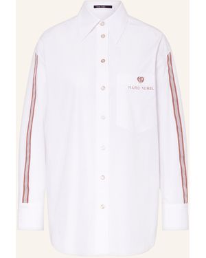 MARC AUREL Hemdbluse - Weiß