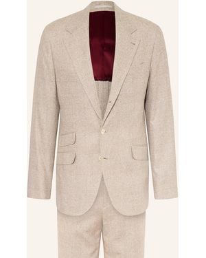 Brunello Cucinelli Anzug Slim Fit - Natur