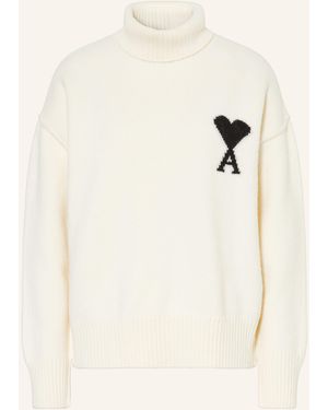 Ami Paris Rollkragenpullover - Natur