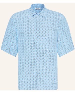 Sandro Kurzarm-Hemd Regular Fit - Blau
