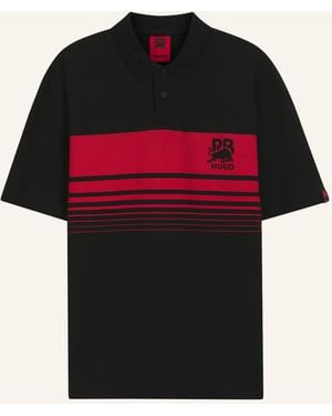 HUGO Polo DANKORO_RB Relaxed Fit - Rot