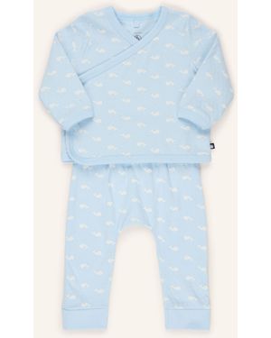 Petit Bateau Set: Wickelshirt und Hose - Blau