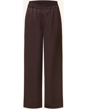 Gestuz Marlenehose GZJESSIE aus Satin - Braun