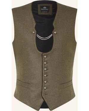 hammerschmid Trachtenweste VIZENZ Slim Fit - Grün