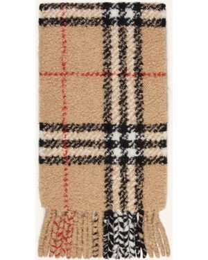 Burberry Bouclé-Schal aus Alpaka - Mehrfarbig