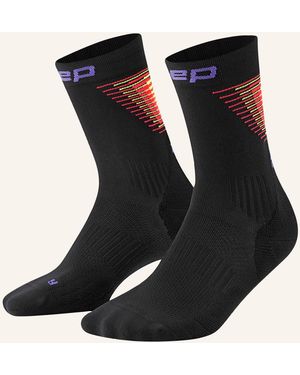 Cep Run edt. halo socks, mid cut, women - Schwarz