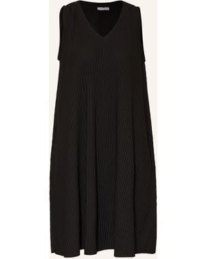 Mrs & HUGS Jerseykleid mit Plissees - Schwarz