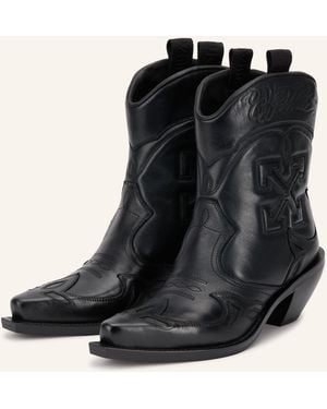 Off-White c/o Virgil Abloh Cowboy Boots SANTIAGO - Schwarz
