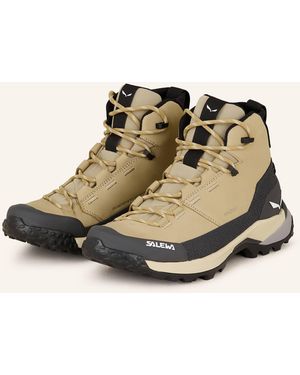 Salewa Wanderschuhe PUEZ LEATHER MID PTX - Natur