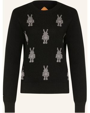 MCM Pullover mit Glitzergarn - Schwarz