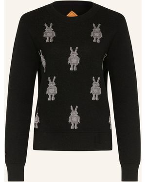 MCM Pullover mit Glitzergarn - Schwarz