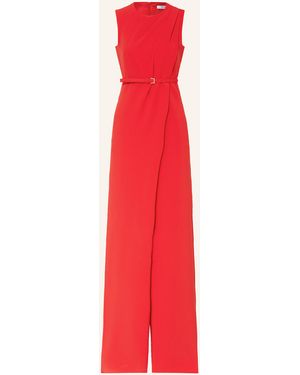 Max Mara Jumpsuit aus Cady - Rot
