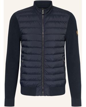 Belstaff Daunenjacke CONTROL im Materialmix - Blau