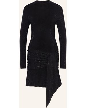Maje Cocktailkleid mit Schmucksteinen - Schwarz