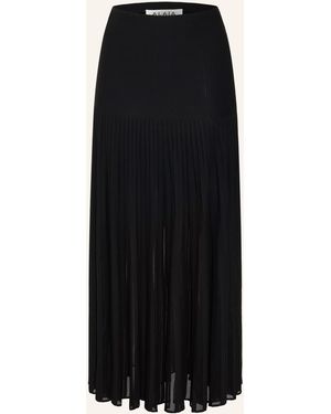Alaïa Strickrock mit Plissees - Schwarz