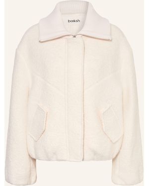 Ba&sh Teddyfell-Jacke VITO - Natur