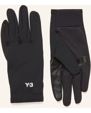 Y-3 Multifunktions-Handschuhe mit Touchscreen-Funktion - Schwarz