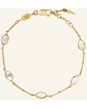 Missoma Armbänder MAGMA RAINBOW MOONSTONE BRACELET by GLAMBOU - Natur