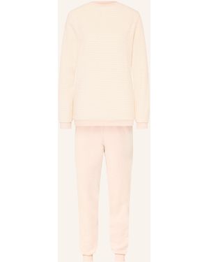 CALIDA Schlafanzug SOFT DREAMS aus Frottee - Natur