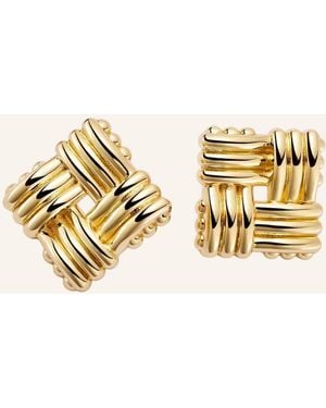 Daisy London Ohrstecker POLLY MINI LATTICE by GLAMBOU - Mettallic