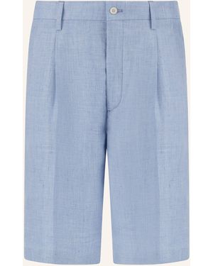 BOGGI Leinenshorts - Blau