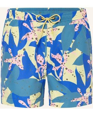 HUGO Badeshorts CALALA - Blau