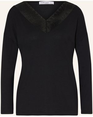 FEMILET Schlafshirt JAZZ - Schwarz