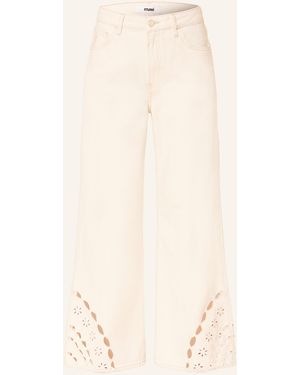 Mavi Wide Leg Jeans MALIBU mit Cut-outs - Natur