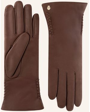 Roeckl Sports Lederhandschuh Mit Kaschmirfutter REGINA - Braun