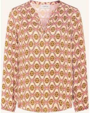 Cartoon Bluse mit Rüschen - Pink