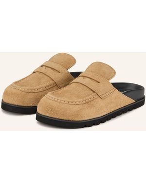 Naked Wolfe Pantoletten CORD - Natur