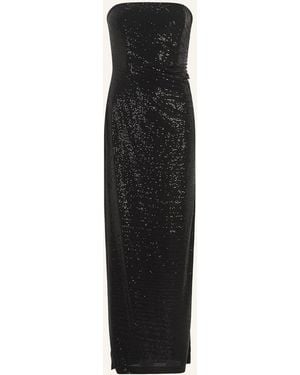 Swing Abendkleid mit Pailletten - Schwarz