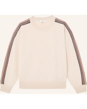 Reiss Pullover CARLI mit Galonstreifen - Natur