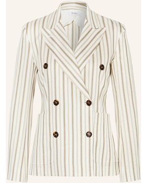 Max Mara Blazer PENSILE mit Leinen - Natur