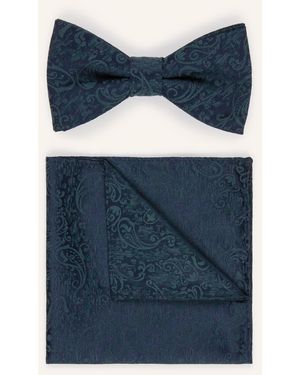 Joop! Set: Fliege und Einstecktuch - Blau