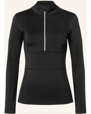 Jet Set Langarm Zip Hemd GINGER - Schwarz