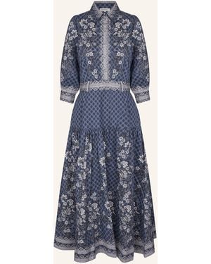 Dea Kudibal Hemdblusenkleid PALMA mit 3/4-Arm - Blau