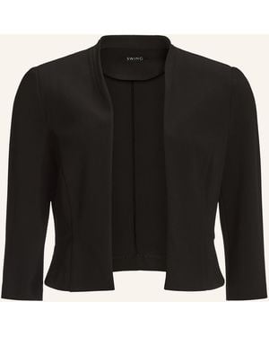 Swing Bolero mit 3/4-Arm - Schwarz