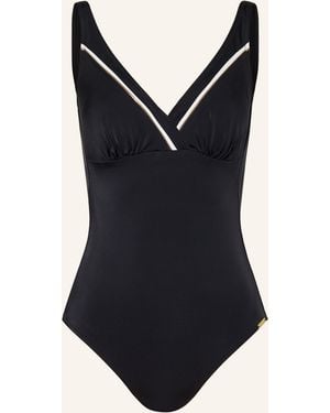 Charmline Shape-Badeanzug EDGE LINE - Schwarz