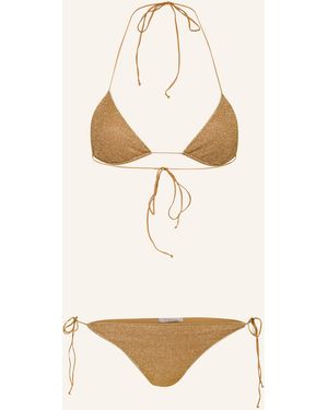 Oséree Triangel-Bikini LUMIERE mit Glitzergarn - Natur