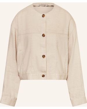 Barbour Kastenjacke GABBY mit Leinen - Natur