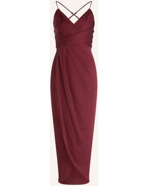 VM VERA MONT Cocktailkleid aus Satin - Rot