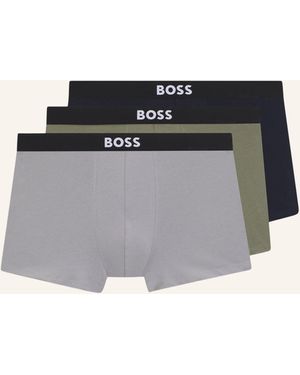 BOSS 3er-Pack Boxershorts ONE - Schwarz