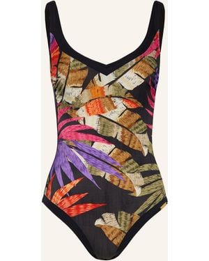 Charmline Shape-Badeanzug PALM POETRY - Rot