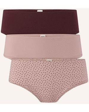 HESSNATUR Panty Regular Cut im 3er Pack - Lila