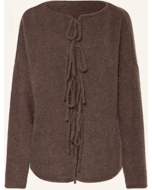 by Aylin Koenig Strickjacke MANA mit Alpaka - Braun