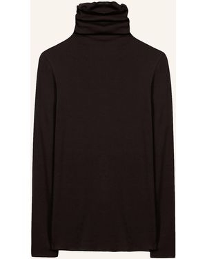 Luisa Cerano Rollkragenshirt - Schwarz