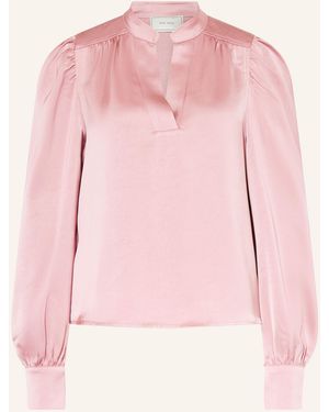 Neo Noir Blusenshirt ROSSLYN aus Satin - Pink