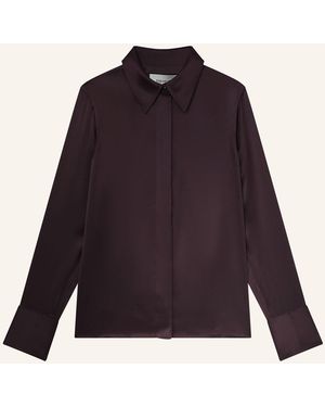Reiss Hemdbluse AMEIRA aus Seide - Lila
