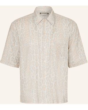 AllSaints Kurzarm-Hemd CRUZ LEO Oversized Fit - Natur